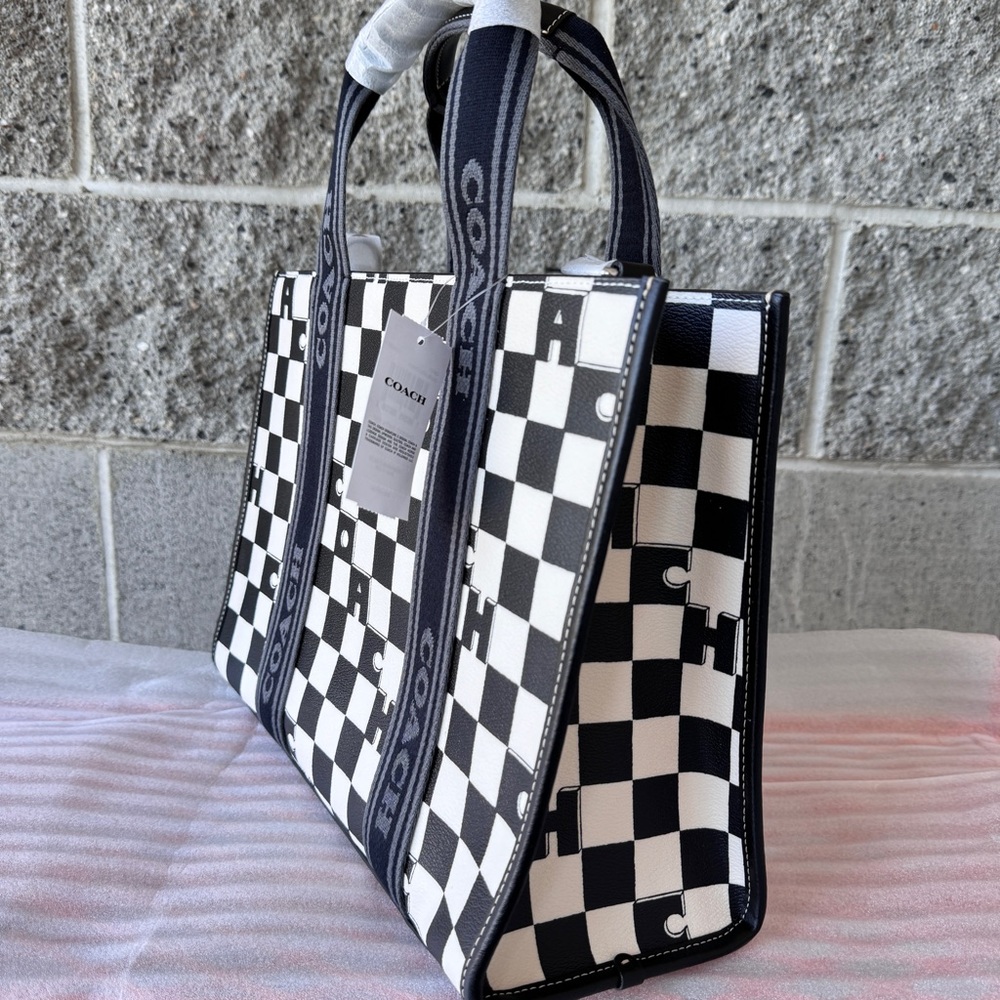 NWT coach Smith Tote With Checkerboard Print CR101 - Picture 2 of 12